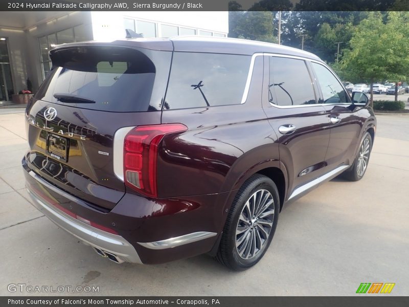 Sierra Burgundy / Black 2024 Hyundai Palisade Calligraphy AWD