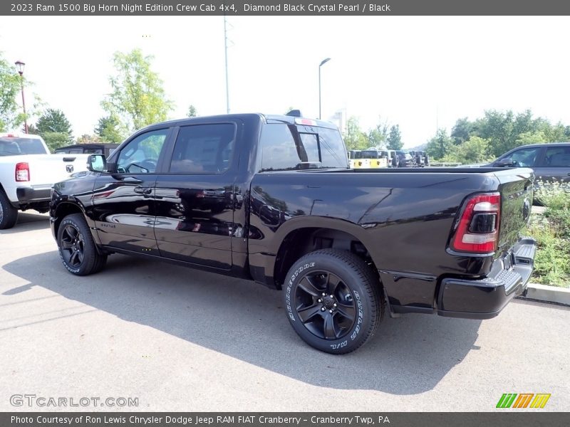 Diamond Black Crystal Pearl / Black 2023 Ram 1500 Big Horn Night Edition Crew Cab 4x4