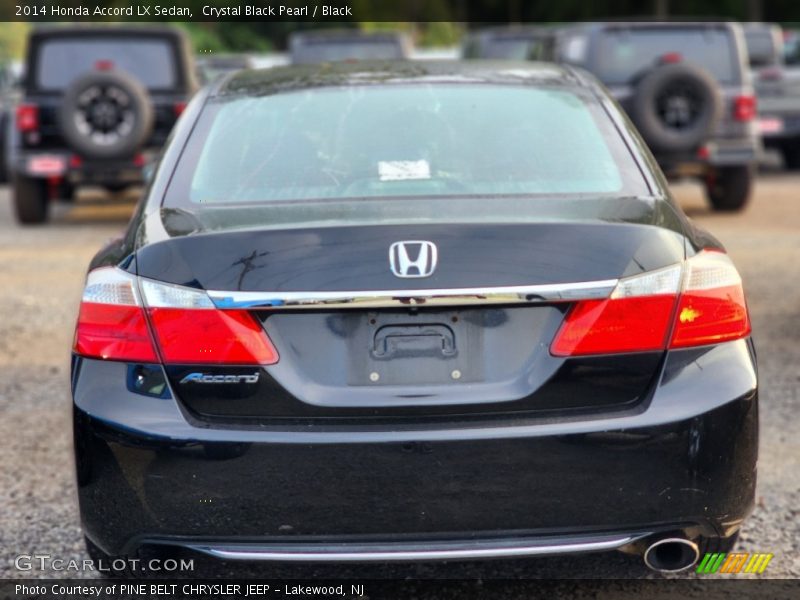 Crystal Black Pearl / Black 2014 Honda Accord LX Sedan