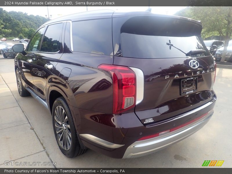 Sierra Burgundy / Black 2024 Hyundai Palisade Calligraphy AWD
