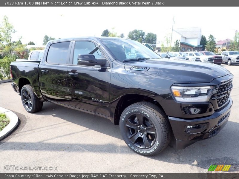Diamond Black Crystal Pearl / Black 2023 Ram 1500 Big Horn Night Edition Crew Cab 4x4
