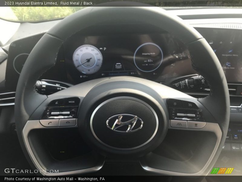 Fluid Metal / Black 2023 Hyundai Elantra Limited