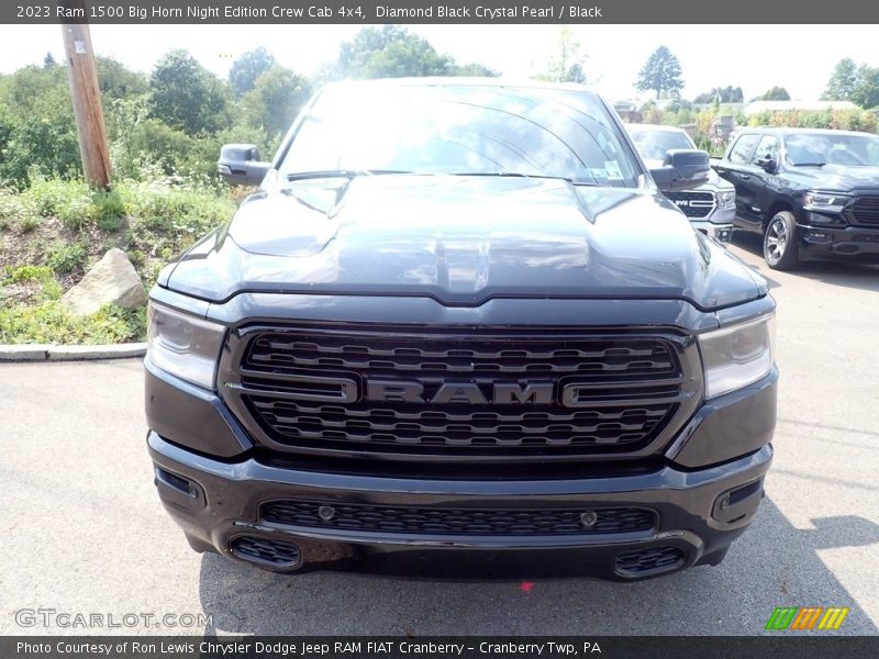 Diamond Black Crystal Pearl / Black 2023 Ram 1500 Big Horn Night Edition Crew Cab 4x4