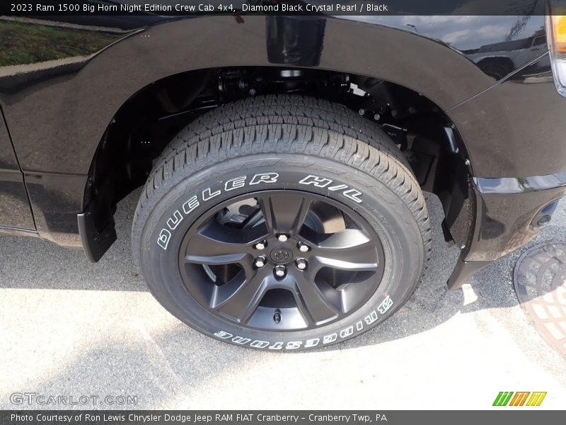 Diamond Black Crystal Pearl / Black 2023 Ram 1500 Big Horn Night Edition Crew Cab 4x4