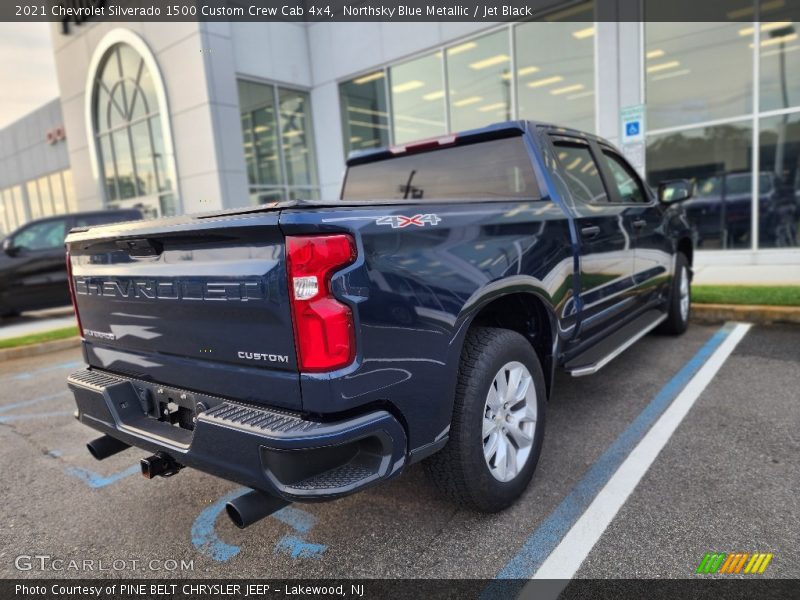  2021 Silverado 1500 Custom Crew Cab 4x4 Northsky Blue Metallic