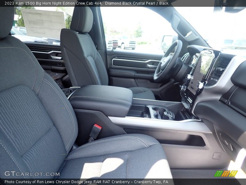 Diamond Black Crystal Pearl / Black 2023 Ram 1500 Big Horn Night Edition Crew Cab 4x4