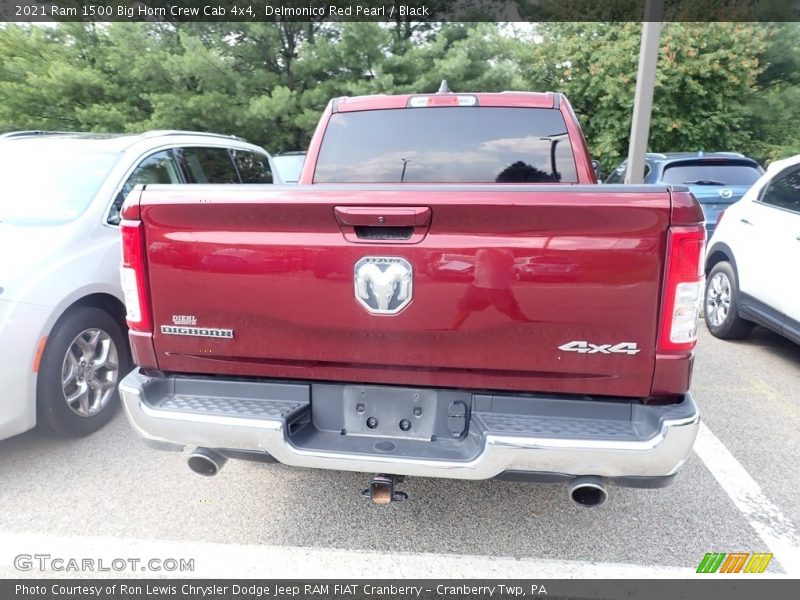 Delmonico Red Pearl / Black 2021 Ram 1500 Big Horn Crew Cab 4x4
