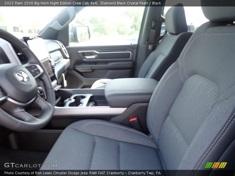 Diamond Black Crystal Pearl / Black 2023 Ram 1500 Big Horn Night Edition Crew Cab 4x4