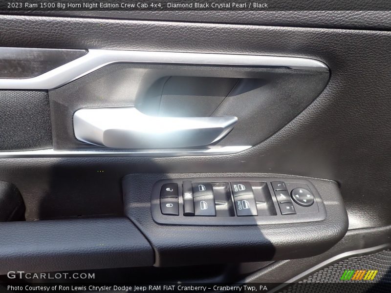 Diamond Black Crystal Pearl / Black 2023 Ram 1500 Big Horn Night Edition Crew Cab 4x4