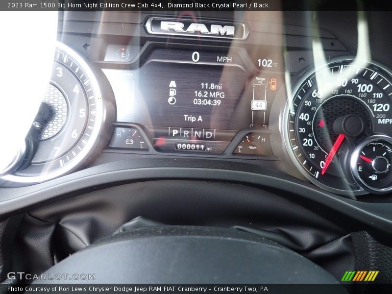 Diamond Black Crystal Pearl / Black 2023 Ram 1500 Big Horn Night Edition Crew Cab 4x4