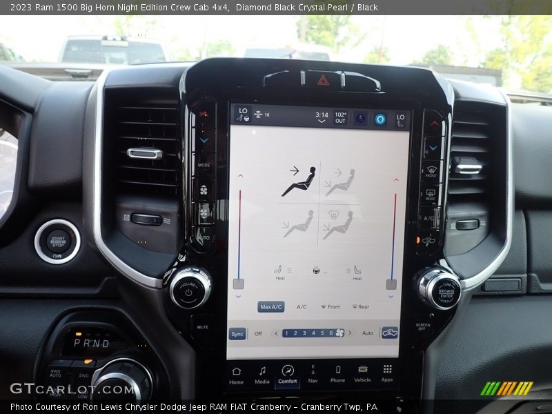 Diamond Black Crystal Pearl / Black 2023 Ram 1500 Big Horn Night Edition Crew Cab 4x4