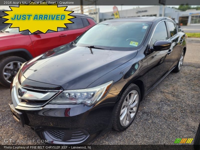Crystal Black Pearl / Graystone 2016 Acura ILX