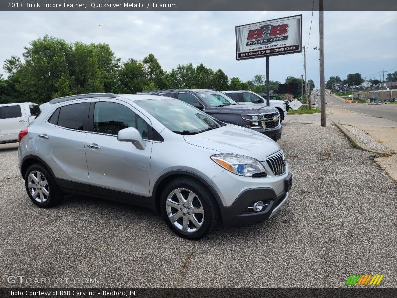 Quicksilver Metallic / Titanium 2013 Buick Encore Leather