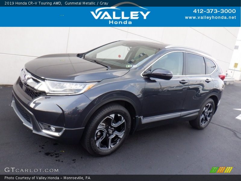 Gunmetal Metallic / Gray 2019 Honda CR-V Touring AWD