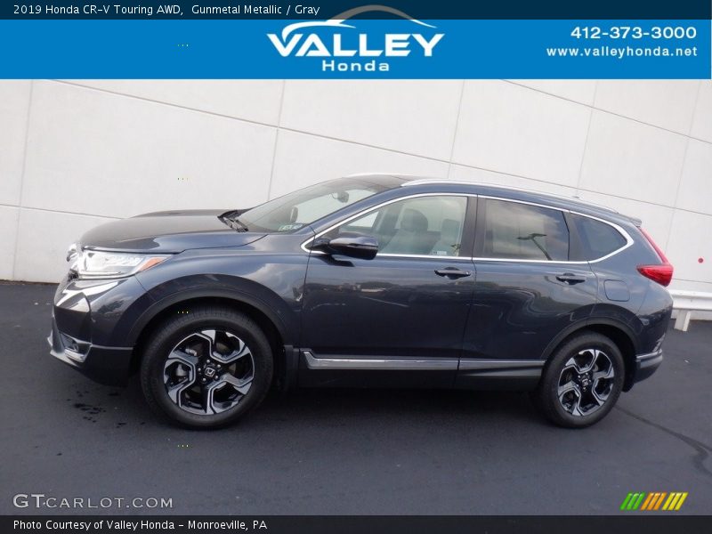 Gunmetal Metallic / Gray 2019 Honda CR-V Touring AWD