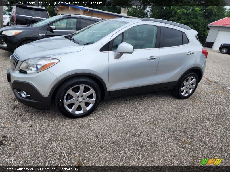 Quicksilver Metallic / Titanium 2013 Buick Encore Leather