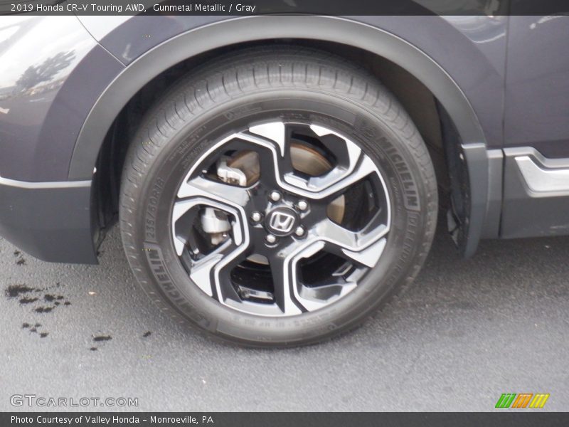Gunmetal Metallic / Gray 2019 Honda CR-V Touring AWD