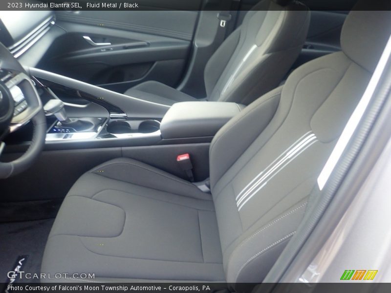 Fluid Metal / Black 2023 Hyundai Elantra SEL