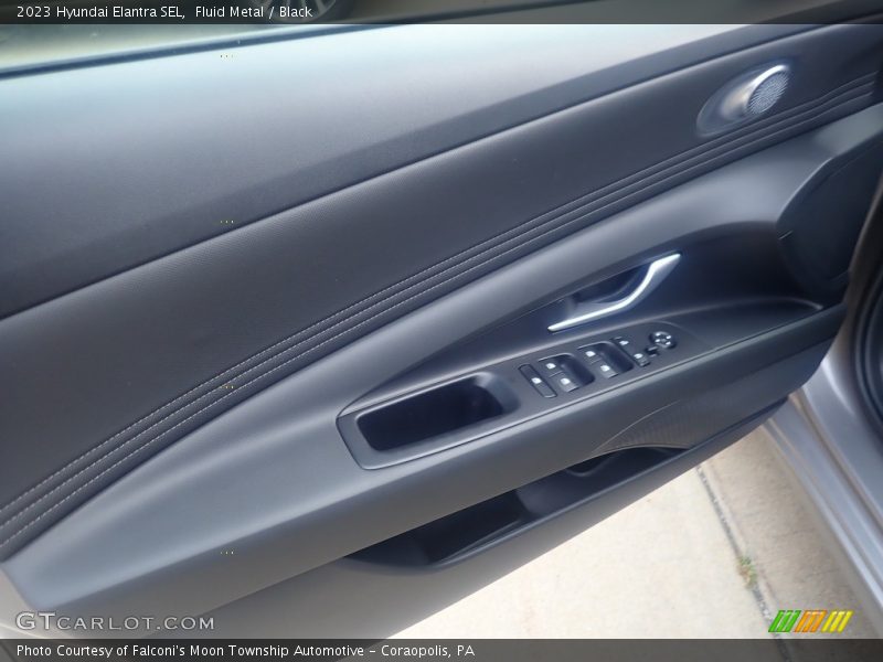 Fluid Metal / Black 2023 Hyundai Elantra SEL