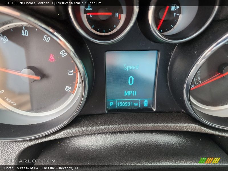 Quicksilver Metallic / Titanium 2013 Buick Encore Leather