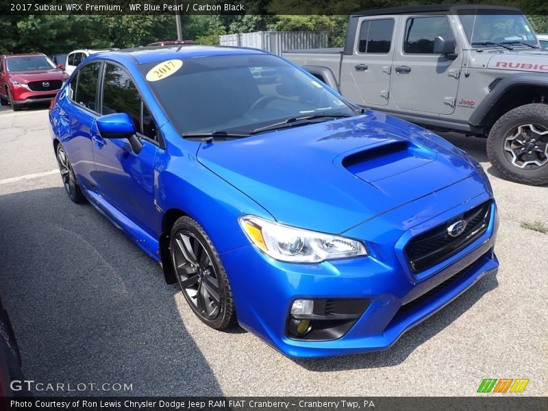 WR Blue Pearl / Carbon Black 2017 Subaru WRX Premium