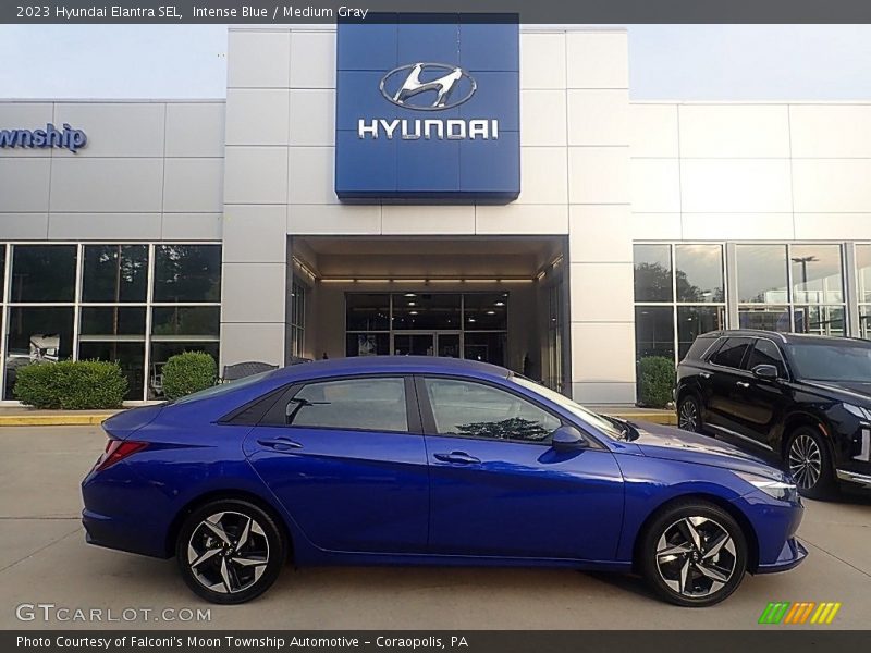 Intense Blue / Medium Gray 2023 Hyundai Elantra SEL