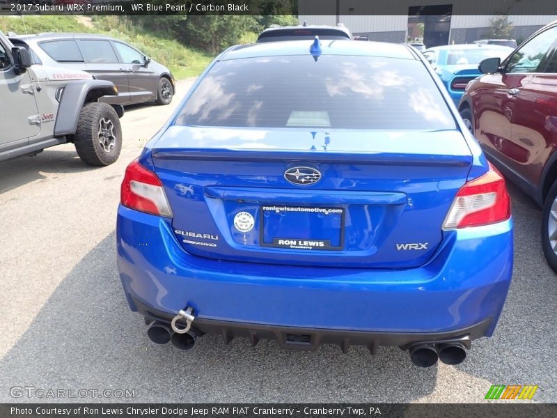 WR Blue Pearl / Carbon Black 2017 Subaru WRX Premium