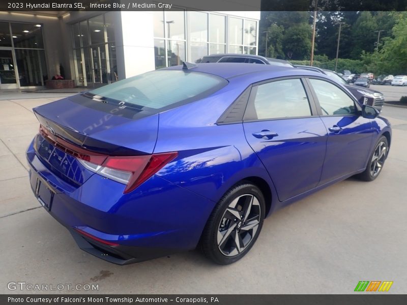Intense Blue / Medium Gray 2023 Hyundai Elantra SEL