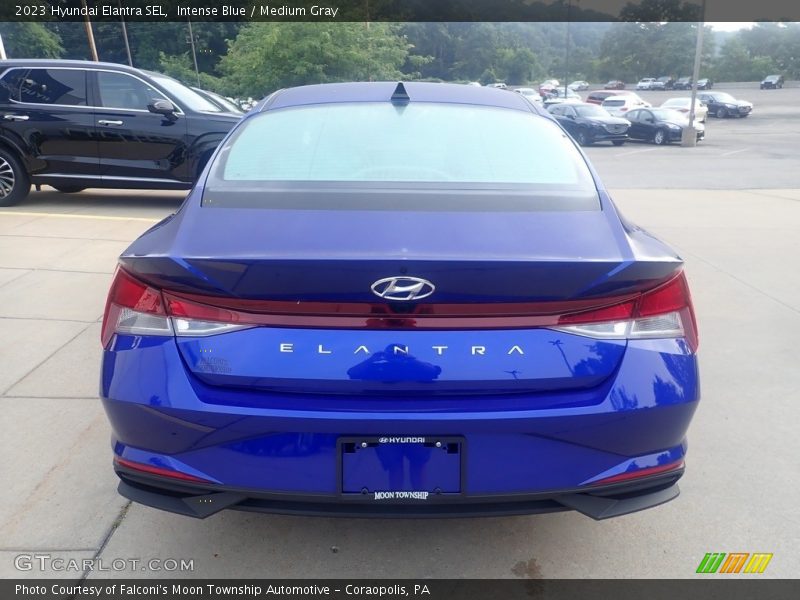 Intense Blue / Medium Gray 2023 Hyundai Elantra SEL
