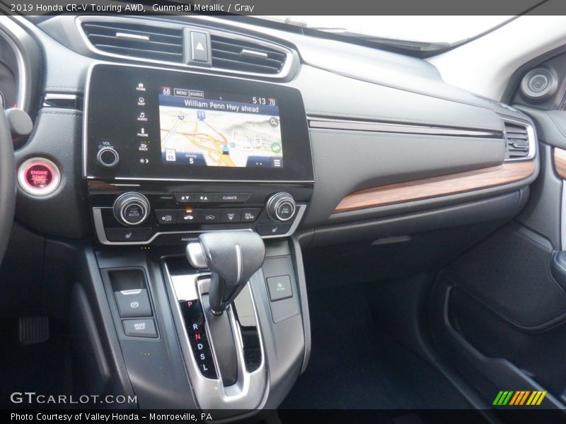 Gunmetal Metallic / Gray 2019 Honda CR-V Touring AWD