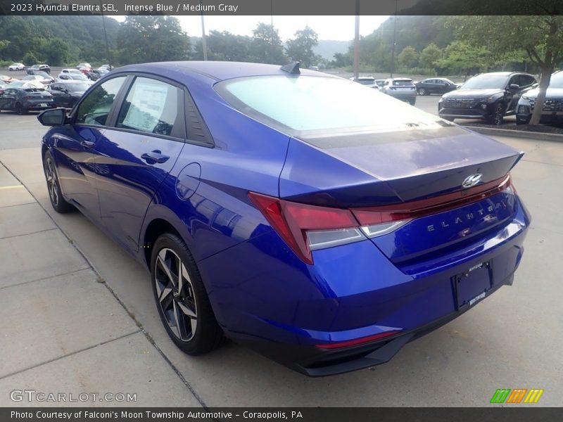 Intense Blue / Medium Gray 2023 Hyundai Elantra SEL