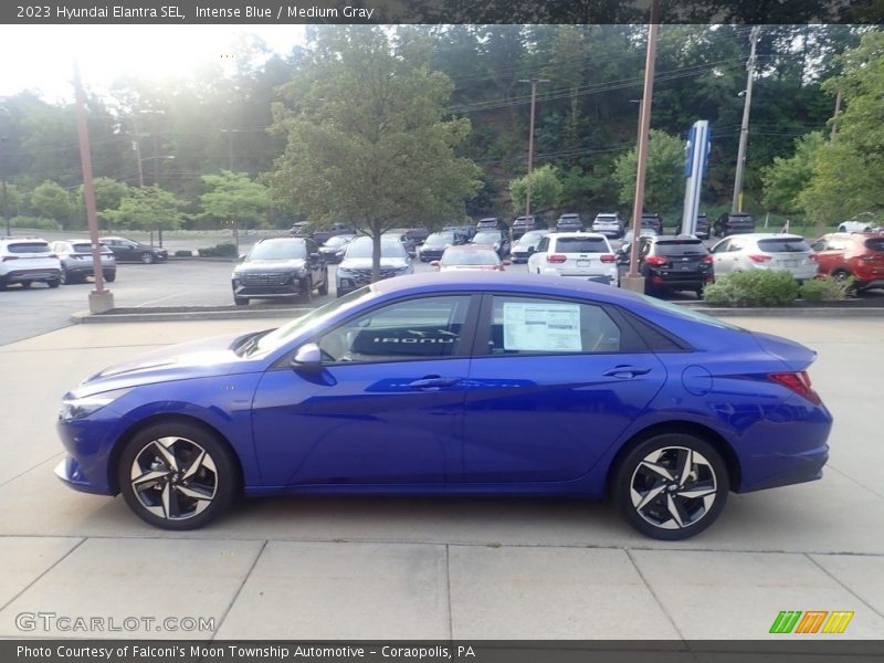 Intense Blue / Medium Gray 2023 Hyundai Elantra SEL