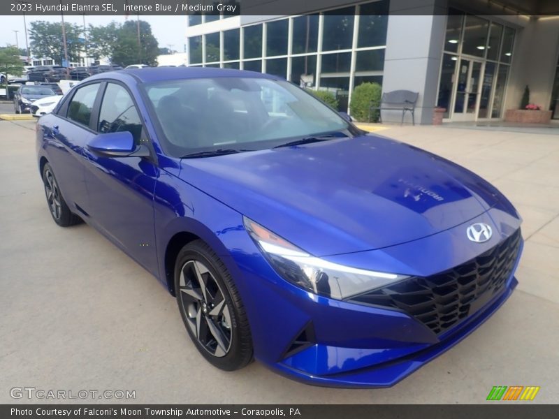 Intense Blue / Medium Gray 2023 Hyundai Elantra SEL