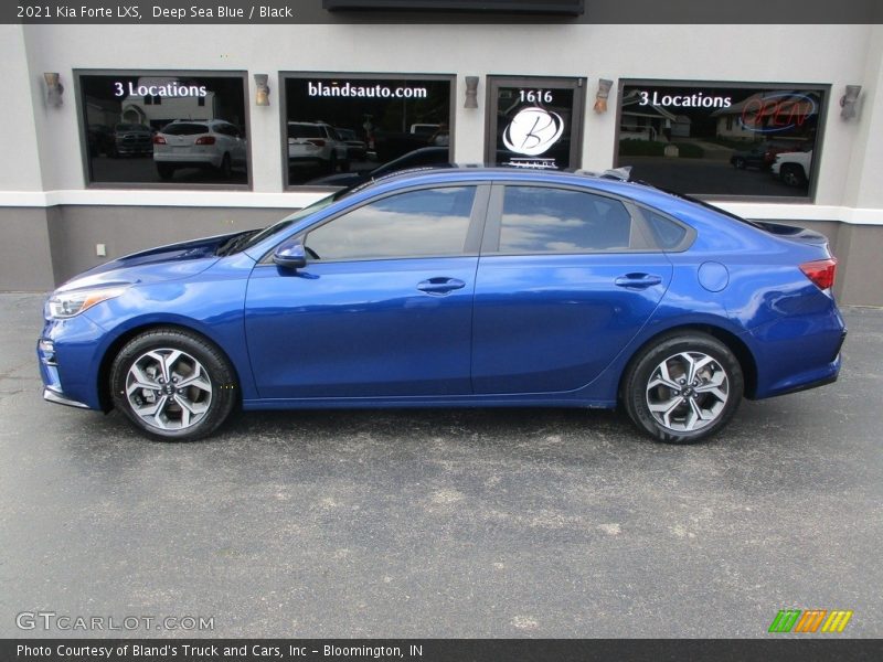 Deep Sea Blue / Black 2021 Kia Forte LXS