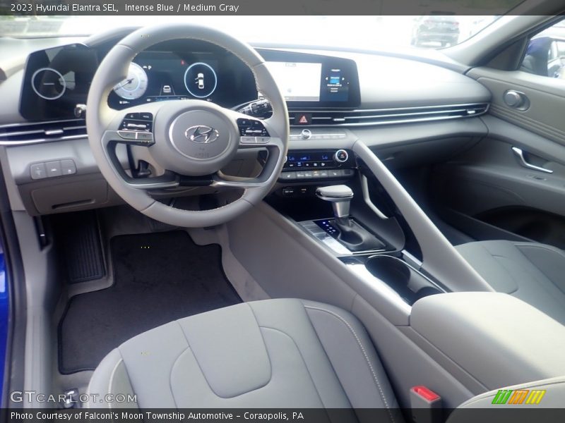 Intense Blue / Medium Gray 2023 Hyundai Elantra SEL