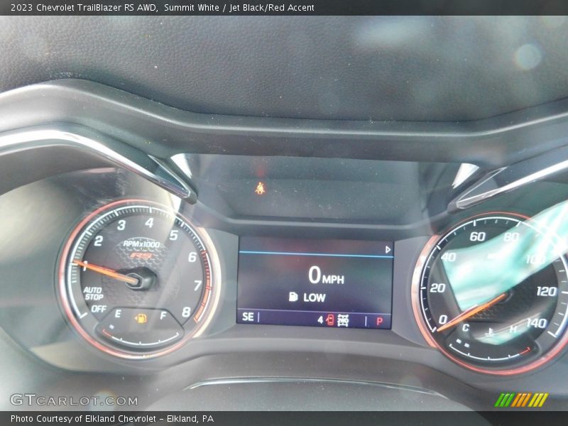 Summit White / Jet Black/Red Accent 2023 Chevrolet TrailBlazer RS AWD