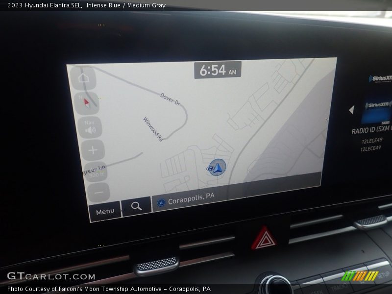 Intense Blue / Medium Gray 2023 Hyundai Elantra SEL