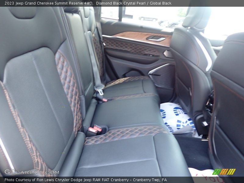 Rear Seat of 2023 Grand Cherokee Summit Reserve 4WD
