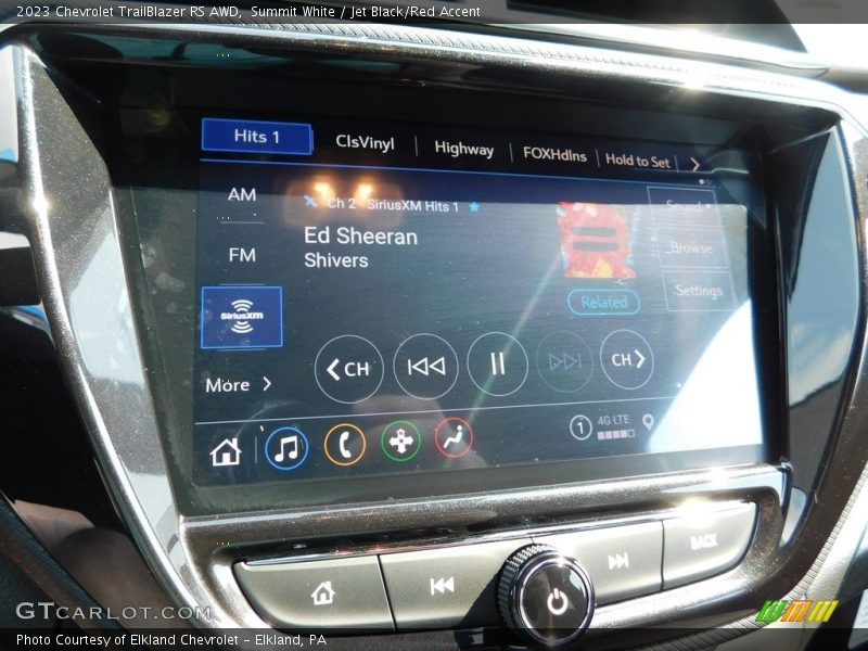 Summit White / Jet Black/Red Accent 2023 Chevrolet TrailBlazer RS AWD
