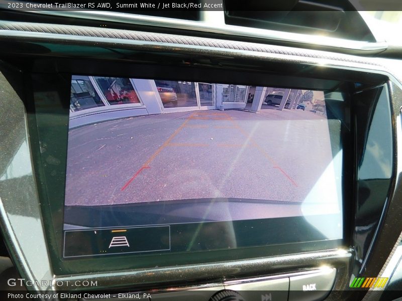 Summit White / Jet Black/Red Accent 2023 Chevrolet TrailBlazer RS AWD