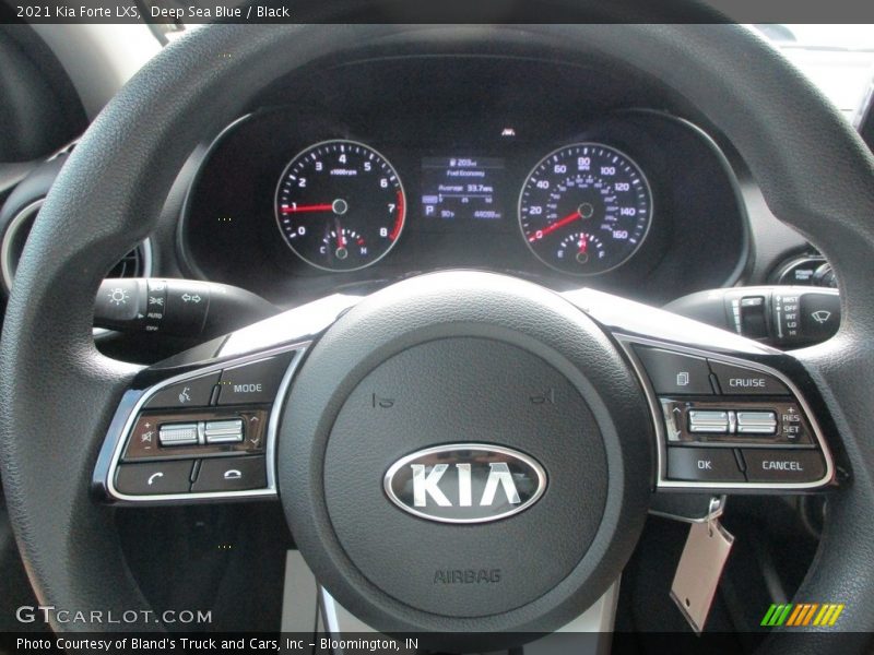 Deep Sea Blue / Black 2021 Kia Forte LXS