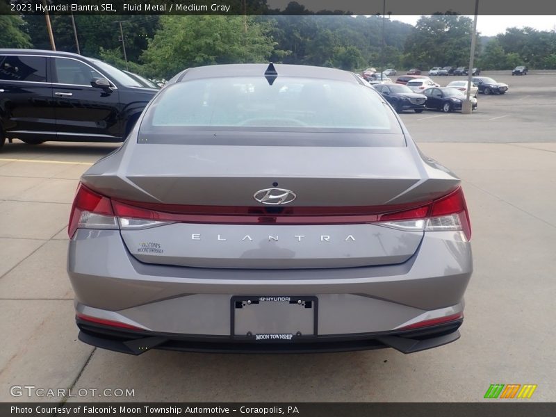 Fluid Metal / Medium Gray 2023 Hyundai Elantra SEL