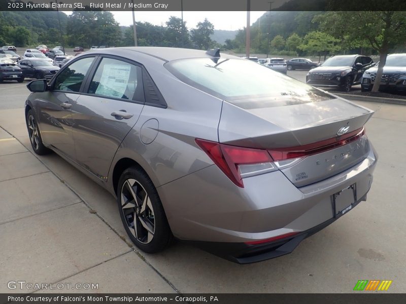 Fluid Metal / Medium Gray 2023 Hyundai Elantra SEL