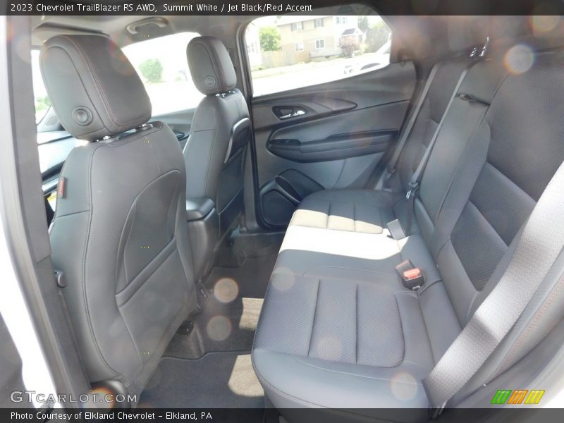 Summit White / Jet Black/Red Accent 2023 Chevrolet TrailBlazer RS AWD
