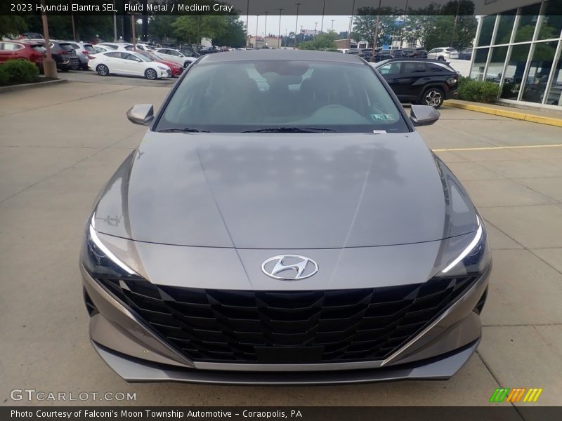 Fluid Metal / Medium Gray 2023 Hyundai Elantra SEL