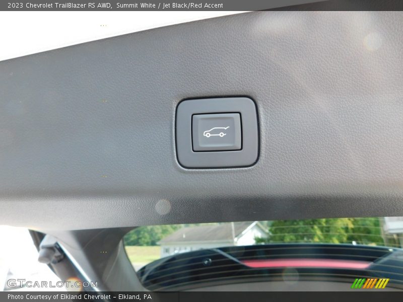 Summit White / Jet Black/Red Accent 2023 Chevrolet TrailBlazer RS AWD
