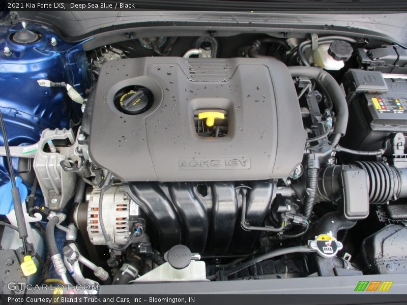 Deep Sea Blue / Black 2021 Kia Forte LXS