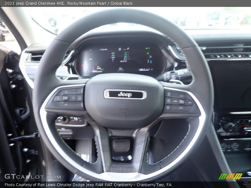 Rocky Mountain Pearl / Global Black 2023 Jeep Grand Cherokee 4XE