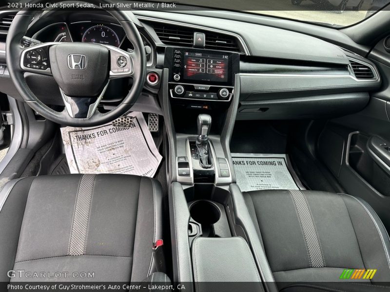 Dashboard of 2021 Civic Sport Sedan