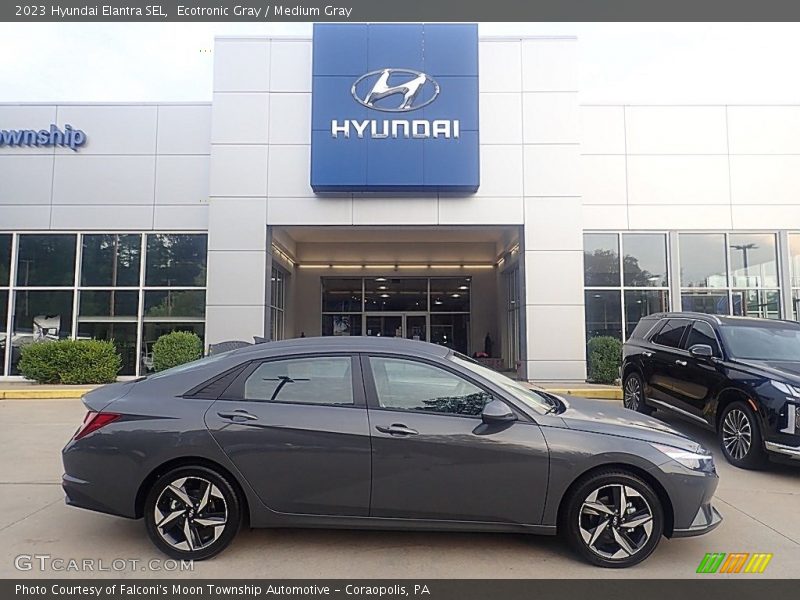 Ecotronic Gray / Medium Gray 2023 Hyundai Elantra SEL
